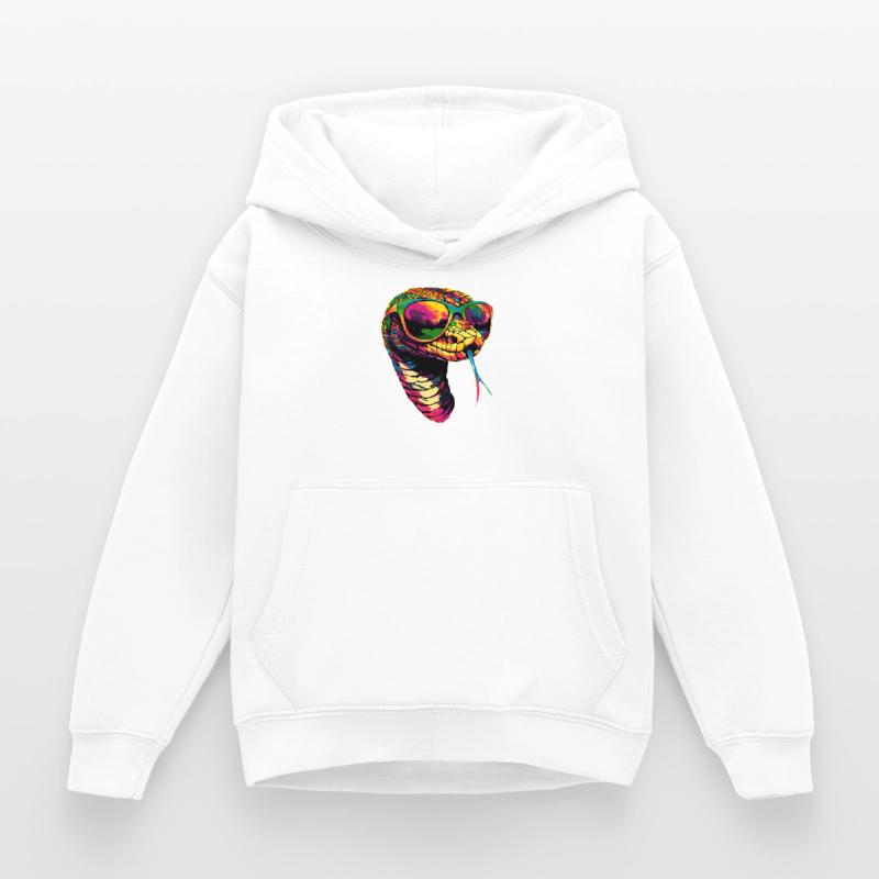 serpent, python, cobra, serpent à sonnettes, serpents Sweat à capuche Enfant