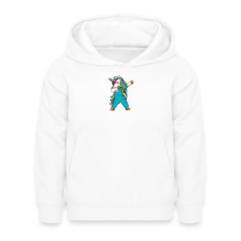 Infirmière Unicorne en Dab - Drôle de soins médicaux - Sweat à capuche Enfant - blanc - Devant - AI Model Kid Female (0cm)