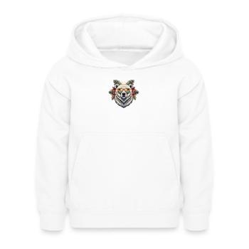 Polarbär Tropen Sonnenbrille - Kinder Hoodie - Weiß - Vorne - AI Model Kid Female (0cm)