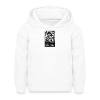 Schöner Zerfall | Pilze Dekomposition - Kinder Hoodie - Weiß - Vorne - AI Model Kid Female (0cm)