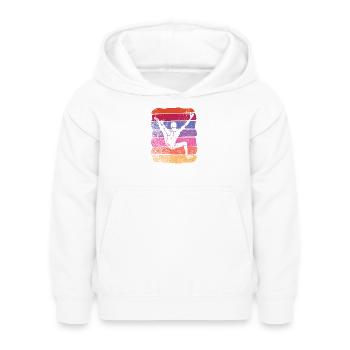 Boulderer Boulder Bouldern - Kinder Hoodie - Weiß - Vorne - AI Model Kid Female (0cm)