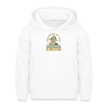 Geisterjagd paranormal geist geisterjäger - Kinder Hoodie - Weiß - Vorne - AI Model Kid Female (0cm)