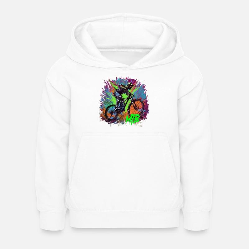 Mtb - Kinder Hoodie - Weiß