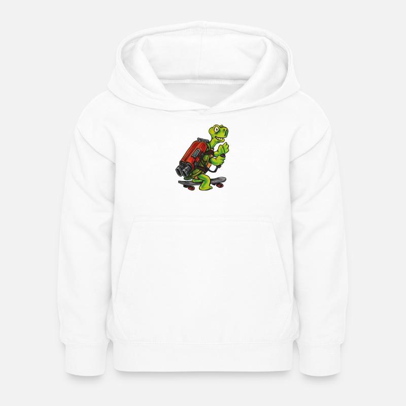 Jet pack - Sweat à capuche Enfant - blanc