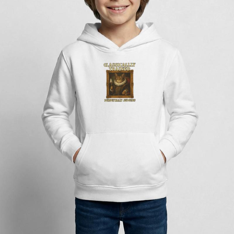 Classically Trained Perpetually Judging Renaissanc Kids Hoodie