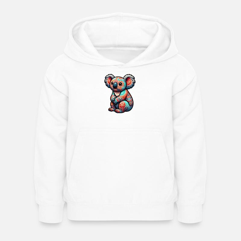 Koala - Sweat à capuche Enfant - blanc