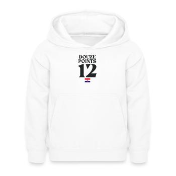 Douze Points 12 Eurovision Croatie - Sweat à capuche Enfant - blanc - Devant - AI Model Kid Female (0cm)