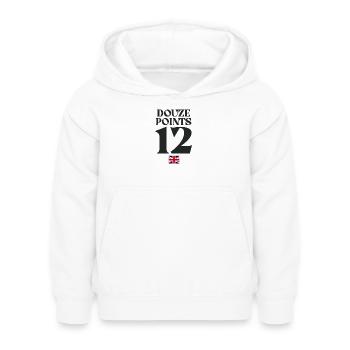 Douze Points Eurovision - Sweat à capuche Enfant - blanc - Devant - AI Model Kid Female (0cm)