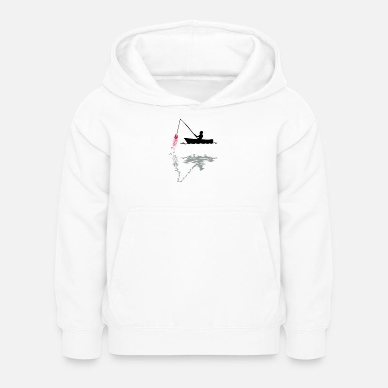 pêcheur - Sweat à capuche Enfant - blanc