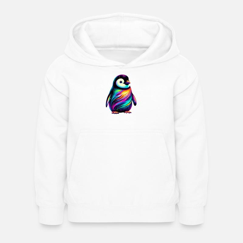 Pinguino - Hoodie til børn - hvid