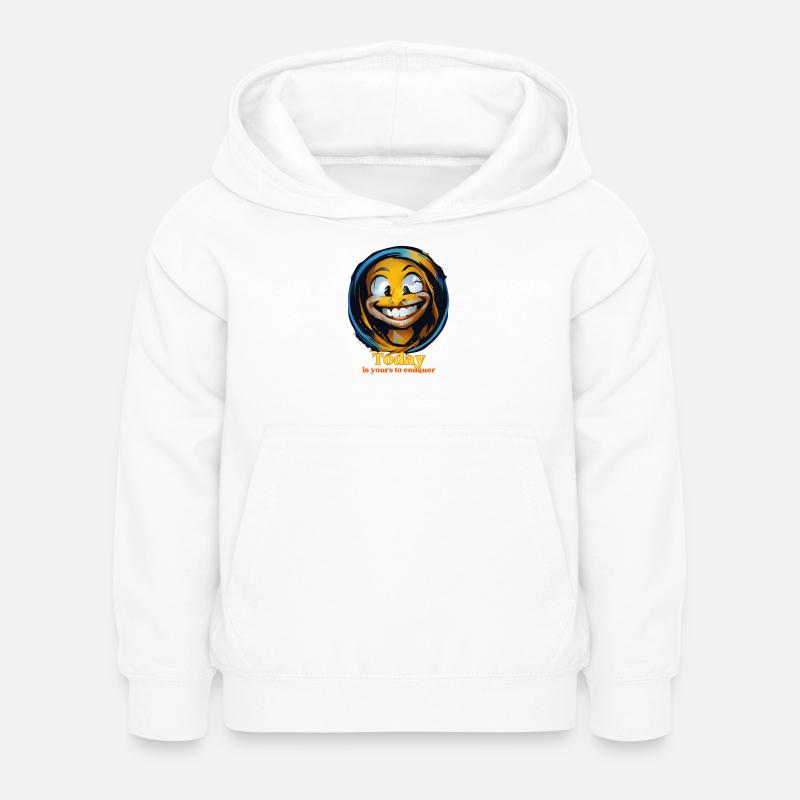is yours to conquer - Sweat à capuche Enfant - blanc
