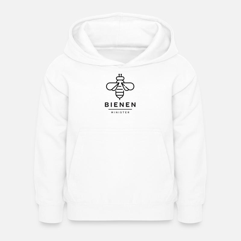 Bienenminister_ZW - Sweat à capuche Enfant - blanc