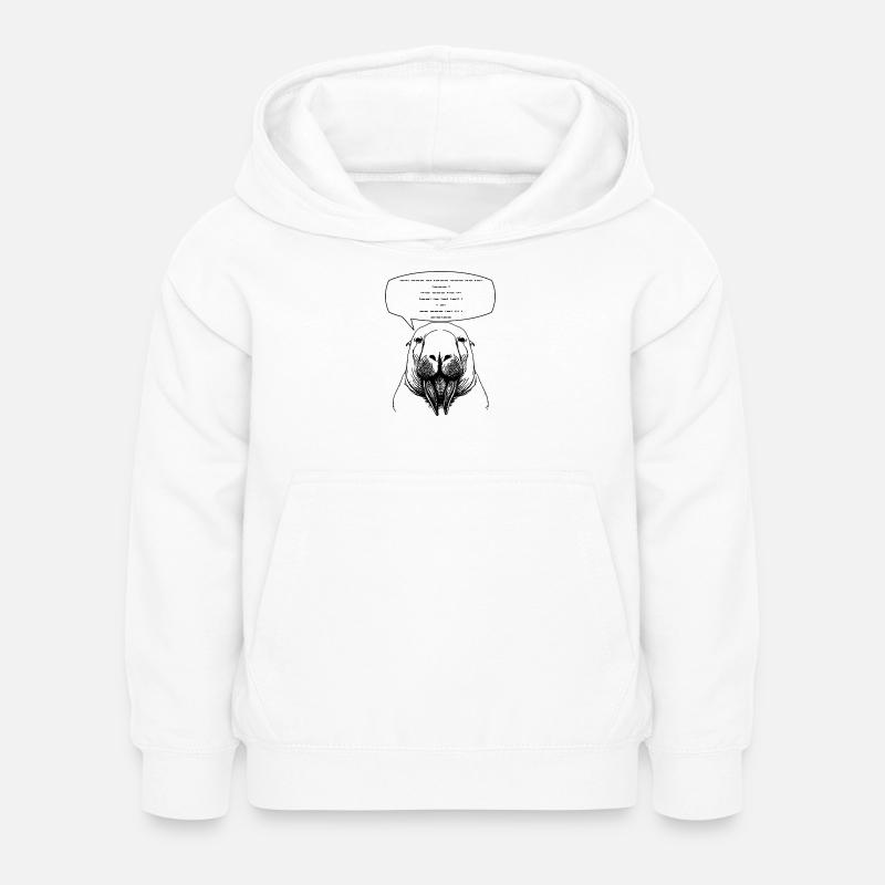 Do you speak Morse code? - Kids Hoodie - white