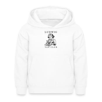 Beethoven - Kids Hoodie - white - Front - AI Model Kid Female (0cm)