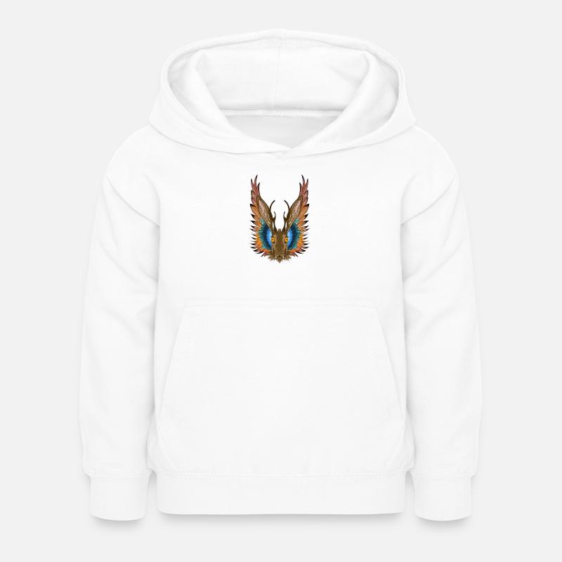 Wolpertinger - Sweat à capuche Enfant - blanc
