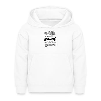 Medizinisch wertvolle Hände Geschenk Medizin - Kinder Hoodie - Weiß - Vorne - AI Model Kid Female (0cm)