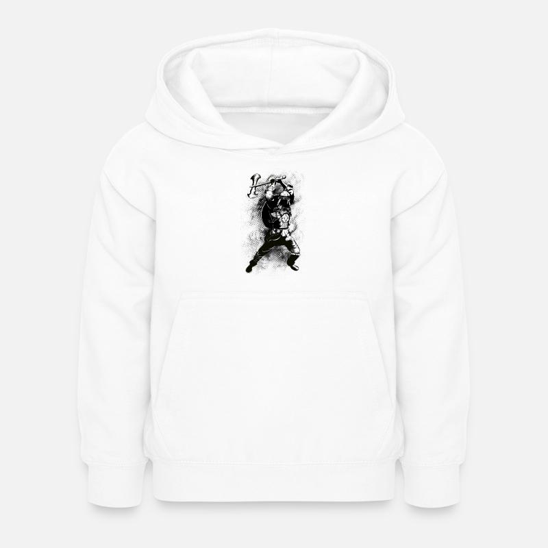 Wikinger - Kinder Hoodie - Weiß