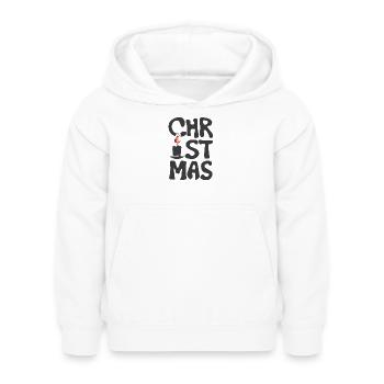 Bougie de feu de Noël Graffiti icône de Noël - Sweat à capuche Enfant - blanc - Devant - AI Model Kid Female (0cm)