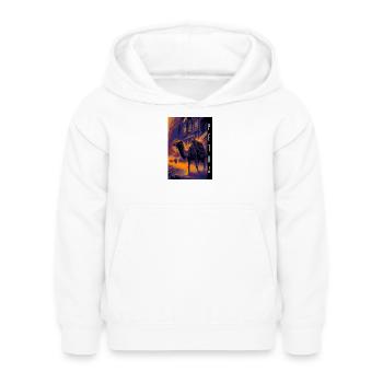 Petra in Jordan - Kids Hoodie - white - Front - AI Model Kid Female (0cm)