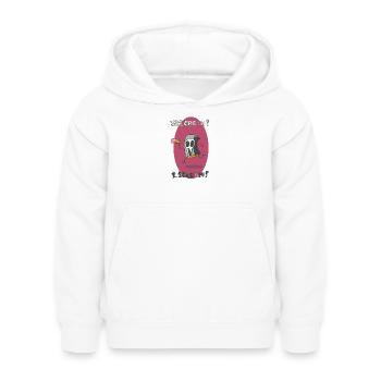 Icecream ? I scream ! - Sweat à capuche Enfant - blanc - Devant - AI Model Kid Female (0cm)
