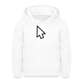 Arrow - Kids Hoodie - white - Front - AI Model Kid Female (0cm)
