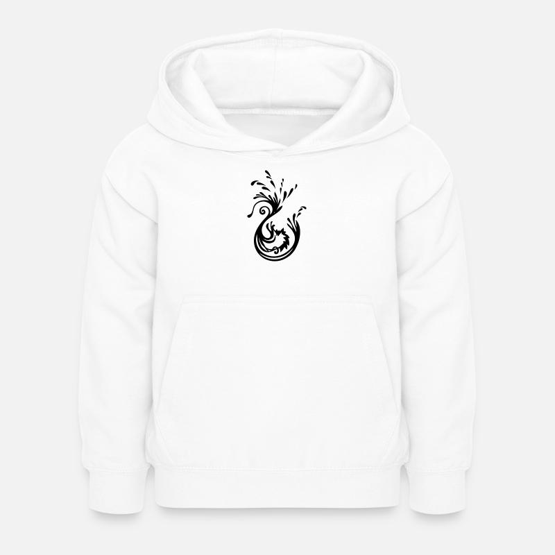 Cygne - Sweat à capuche Enfant - blanc