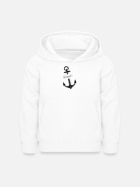 Grömitz - Kinder Hoodie - Weiß