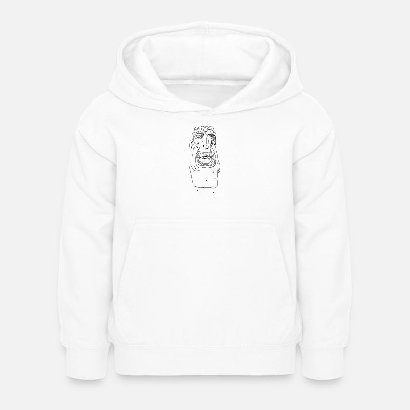 Gilbert - Kids Hoodie - white