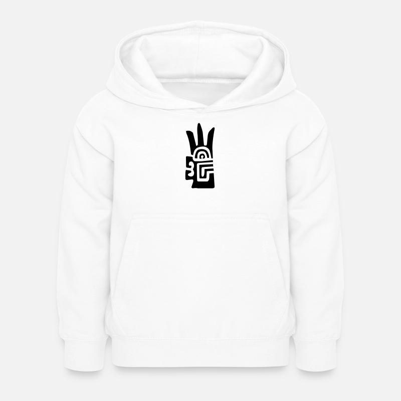 Chavín - Kids Hoodie - white