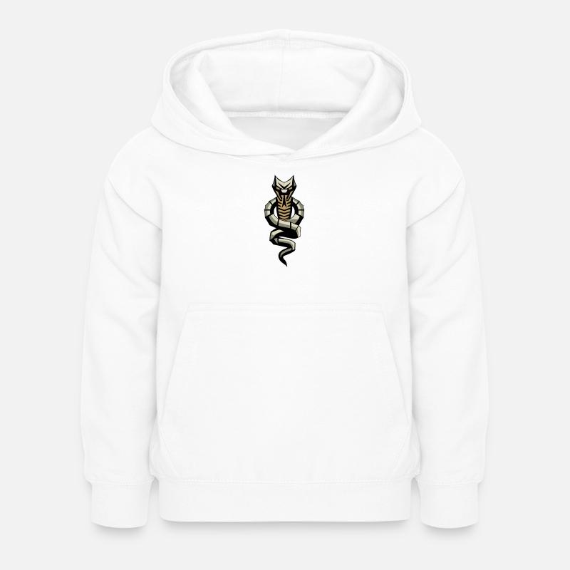 SNAKE LEVEL 3 - Kinder Hoodie - Weiß