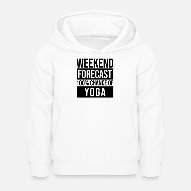 yoga - Sweat à capuche Enfant - blanc