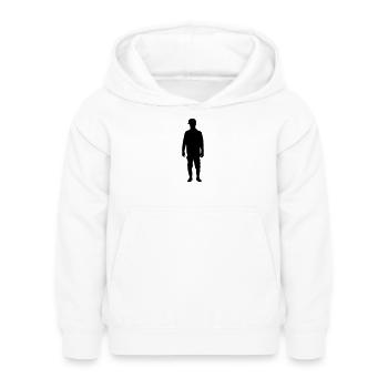 Baustellenleiter – Boden - Kinder Hoodie - Weiß - Vorne - AI Model Kid Female (0cm)