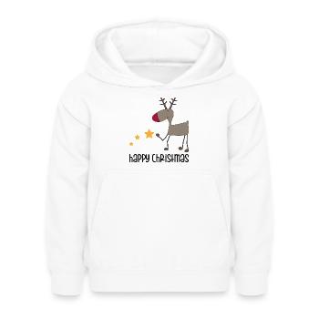 Weihnachten - Kinder Hoodie - Weiß - Vorne - AI Model Kid Female (0cm)