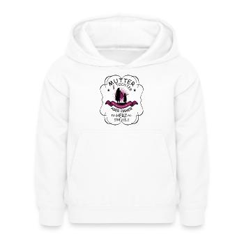 Mutter und Tochter - Kinder Hoodie - Weiß - Vorne - AI Model Kid Female (0cm)