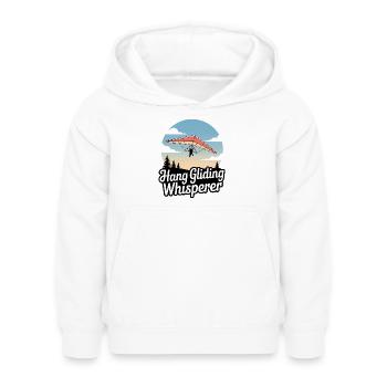 Deltaplane, deltaplane, amateurs de sports aériens - Sweat à capuche Enfant - blanc - Devant - AI Model Kid Female (0cm)