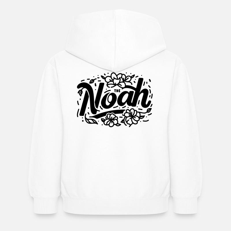 Le Noé aux fleurs - Sweat à capuche Enfant - blanc