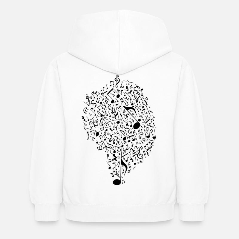 Partition - Sweat à capuche Enfant - blanc