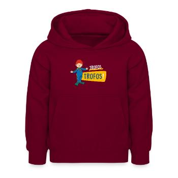 Das Sams Trofos Trofos Mit Sams - Kinder Hoodie - Bordeaux - Vorne - AI Model Kid Female (0cm)
