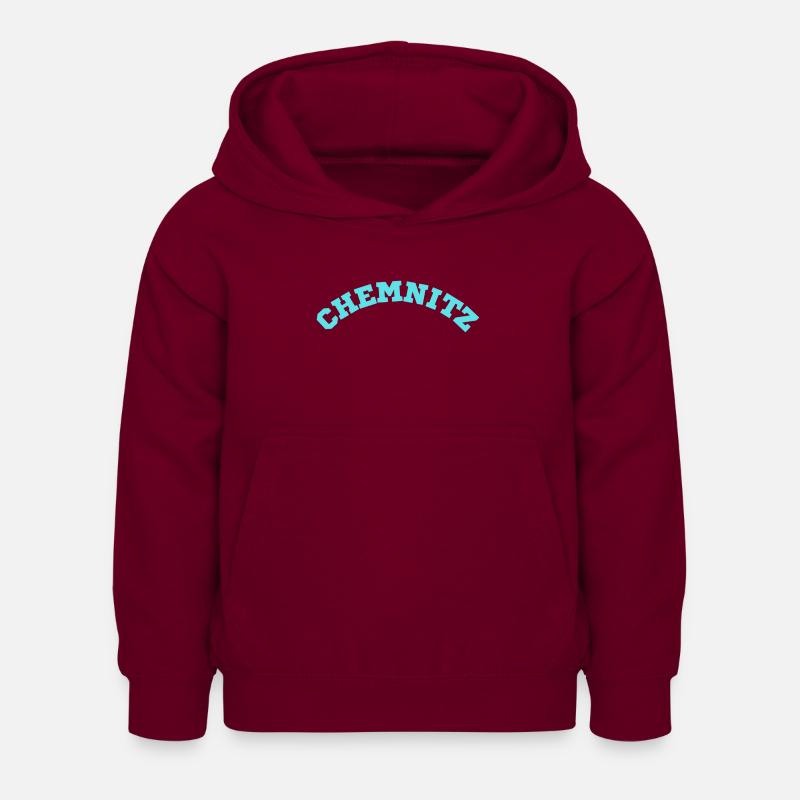 Chemnitz - Sweat à capuche Enfant - bordeaux