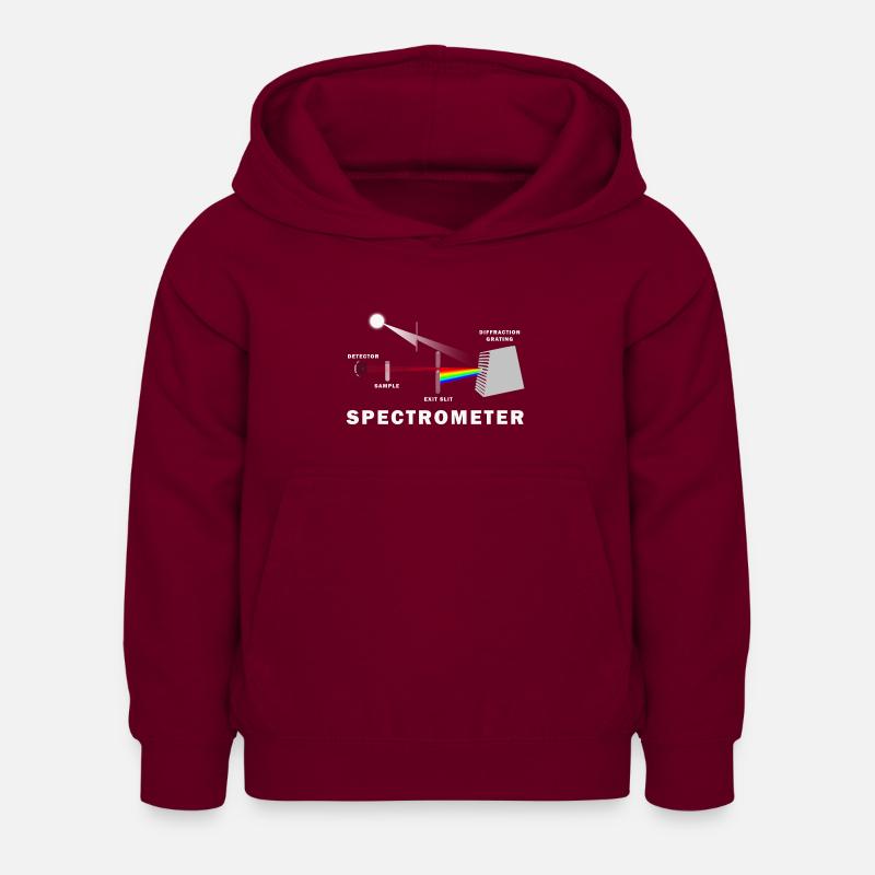How Does a Spectrometer Work - Kids Hoodie - bordeaux