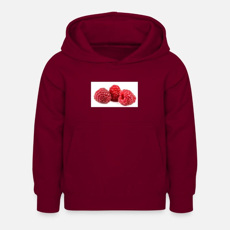 Raspberry. Raspberry - Kids Hoodie - bordeaux