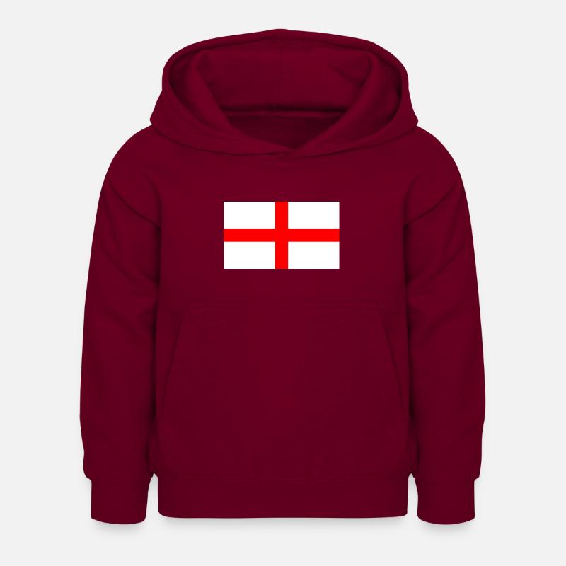 Saint George Drapeau de l’Angleterre - Sweat à capuche Enfant - bordeaux
