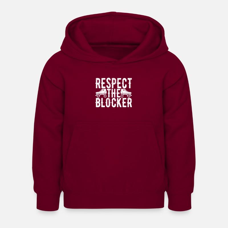 Roller Derby - Kinder Hoodie - Bordeaux