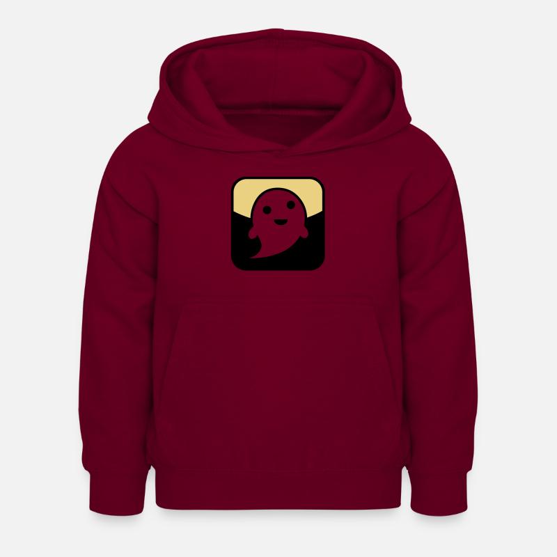 symbol21_2c - Sweat à capuche Enfant - bordeaux