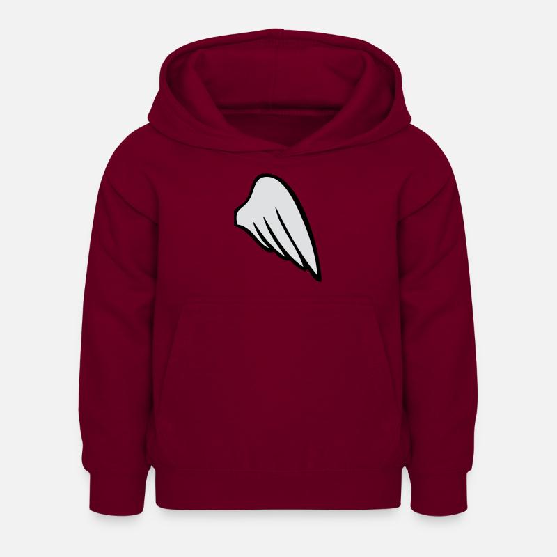rightwing - Sweat à capuche Enfant - bordeaux