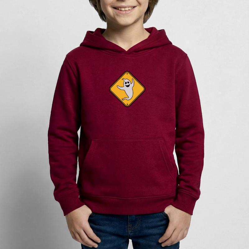 danger caution warning note danger shield vorsi Kids Hoodie