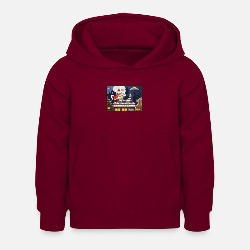 Saint-Nicolas le 5 décembre - Sweat à capuche Enfant - bordeaux