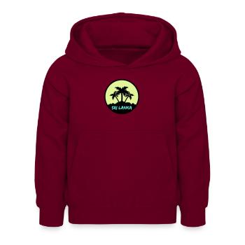 sri lanka - Kinder Hoodie - Bordeaux - Vorne - AI Model Kid Female (0cm)