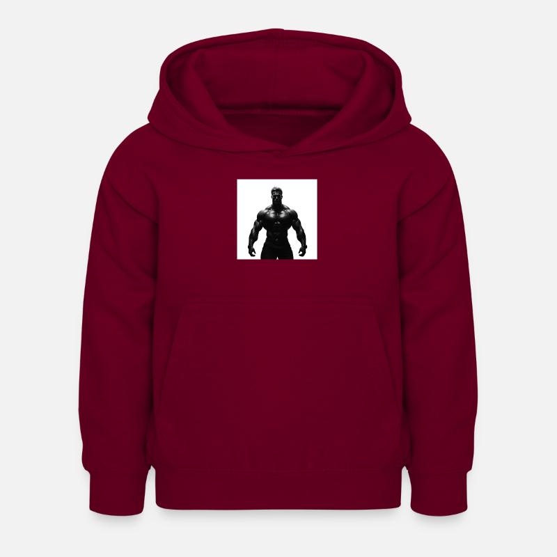 Bodybuilder - Kinder Hoodie - Bordeaux