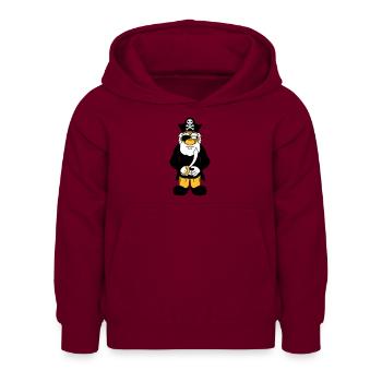 pirat kapitaen matrose seeraeuber saebel meere - Kinder Hoodie - Bordeaux - Vorne - AI Model Kid Female (0cm)